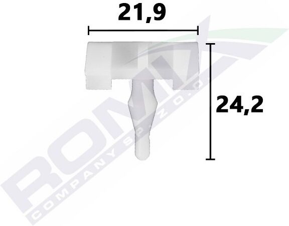 ROMIX C70825 Clip, Zier- / Schutzleiste