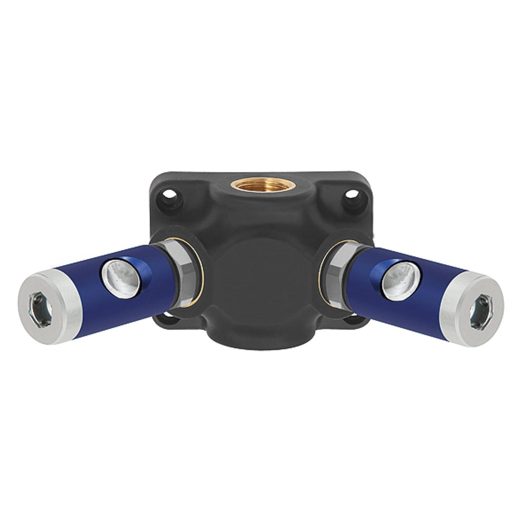 Riegler Verteilerdose Gewinde 3/4/19 mm 2 x Sicherheitskupplung (107578)
