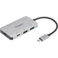 USB-C Mult-Hub 2xUSB/-A und -C, USB-Hub silber