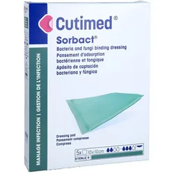 Cutimed Sorbact Saugkompressen 10x10 cm