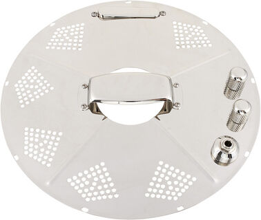 National Reso-Phonic Hot Plate Bright Nickel