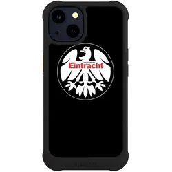 Nivocase Hülle für Apple iPhone 14 Stossfeste Handyhülle NIVOmax Case Schwarz Eintracht Frankfurt (Apple iPhone 14), Smartphone Hülle, Schwarz