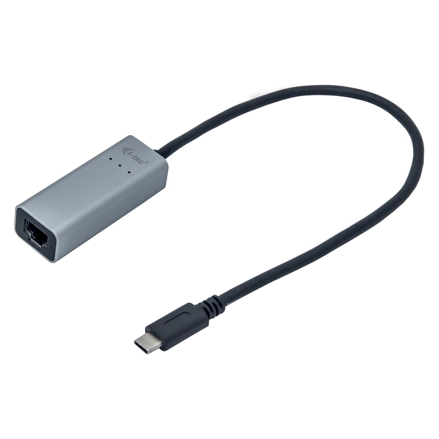 i-tec USB-C Ethernet Adapter (USB-C 3.1 Gen 1, RJ45 2.5 Gigabit Ethernet (1x)) (C31METAL25LAN)