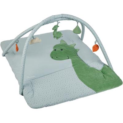 Spielbogen STERNTALER "Dino Rexi", blau (graublau), Spielbögen, Baby, Baumwolle, Polyester