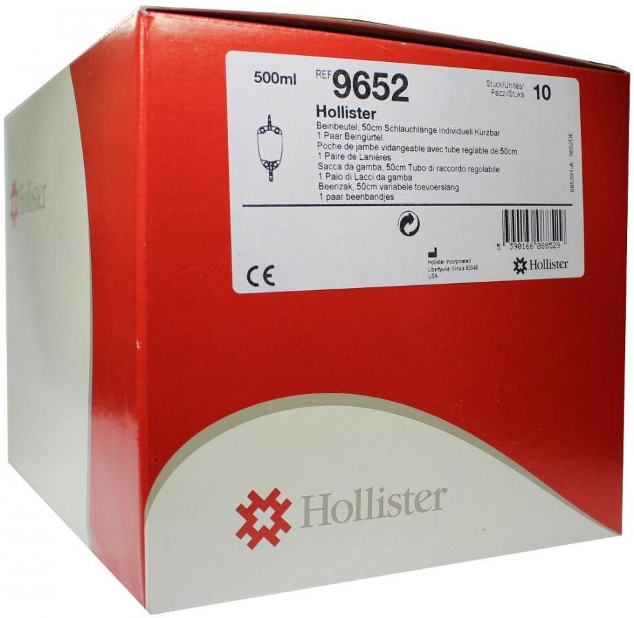 Hollister Urin Beinbeutel mit ablauf 500 ml unsteril