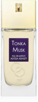 Alyssa Ashley Tonka Musk Eau de Parfum unissexo 30 ml. Tonka Musk