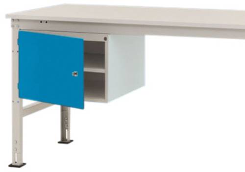 Manuflex ZB4713.5012 Gehäuse-Unterbau UNIVERSAL Stationär, Nutzhöhe 300mm mit 1 Tür links angeschlagen. Für Tischtiefe 800mm