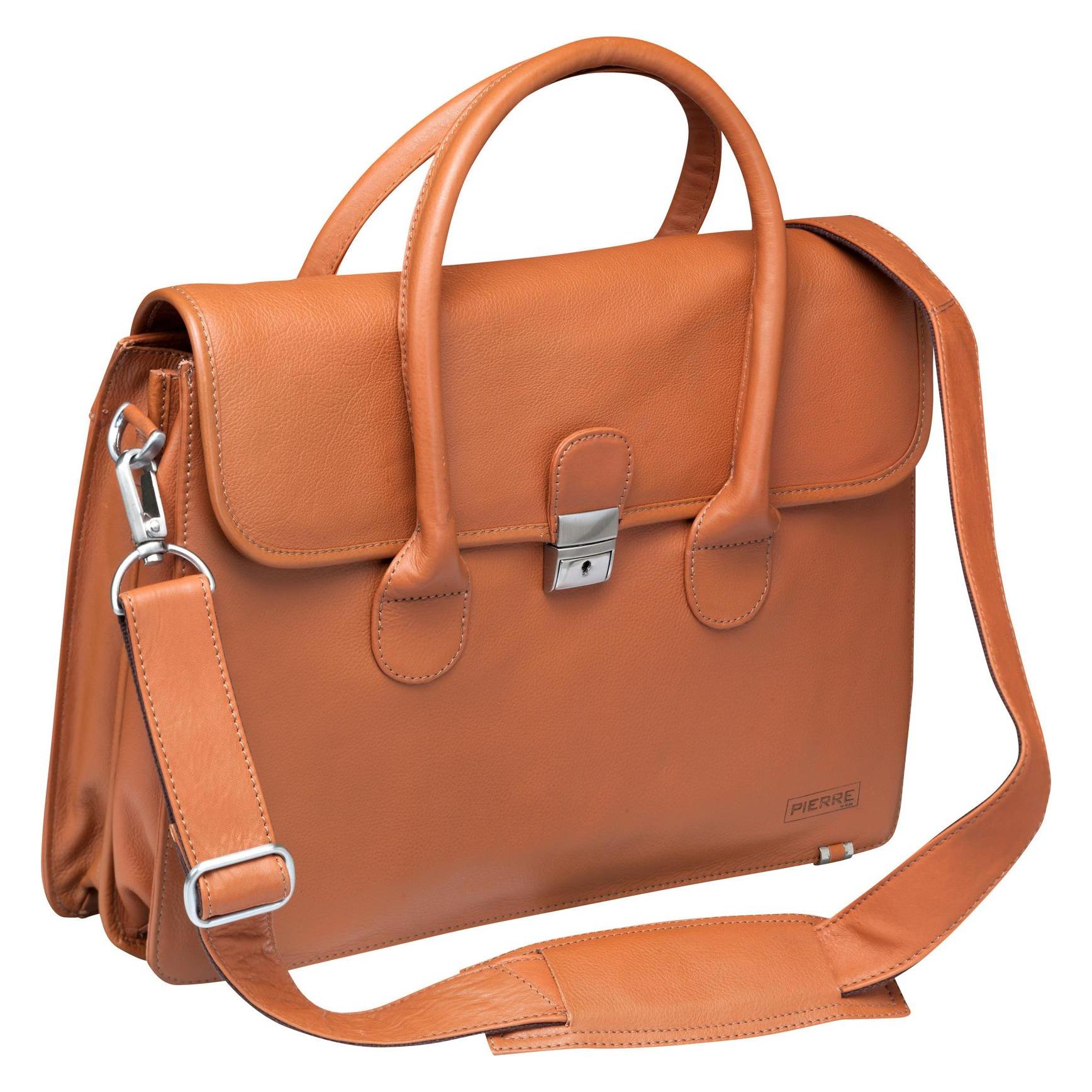 Hamelin Pierre by Elba New Classic Ladybag - Baeretaske til notebook - 15" - naturbrun (400065390)