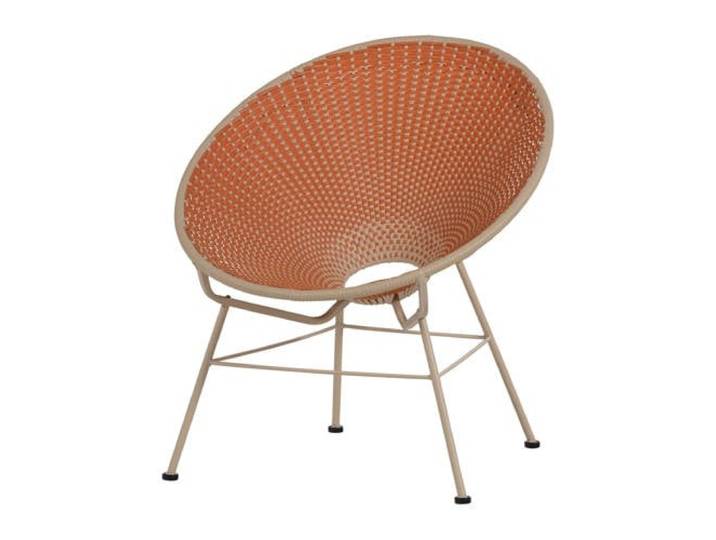 WOOOD Kazoun Loungestoel - Kunststof - Oranje - 81x73x71