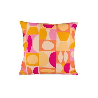 Dekokissen - Retro-Muster pink