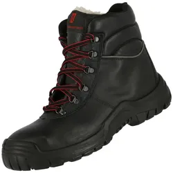 AS Arbeitsschutz Nitras Power Step Mid + W Sicherheitswinterstiefel | Gr. 40 | Vollleder | schwarz