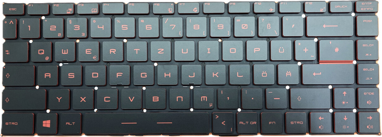 T-ProTek Duits Toetsenbord compatibel met modelnummer 9Z.NEVBN.B0G