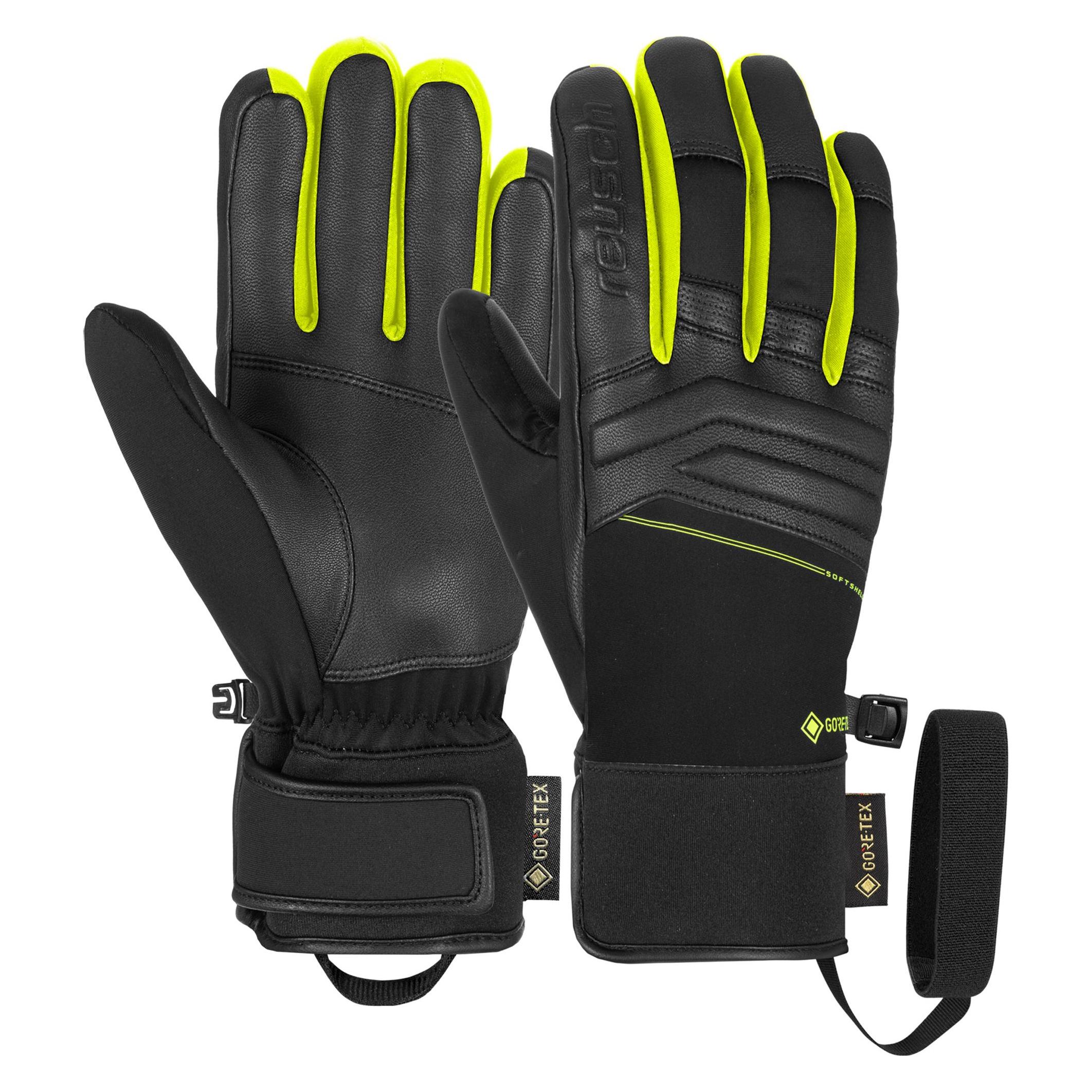 Reusch Rękawice Jupiter GORE-TEX r. 9 czarno-żółte (9) (4060485466766)