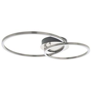 Eglo Deckenleuchte Palmaves 1, silber, LED, 45 cm, 21,6 Watt / 2940 Lumen, warm- bis kaltweiß