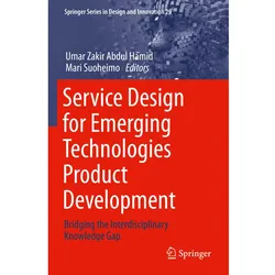 Service Design for Emerging Technologies Product Development, Fachbücher