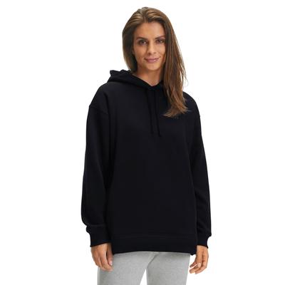 Hoodie FALKE "FALKE Hoodie", Damen, Gr. M, schwarz (3000), Sweatshirts Hoodie