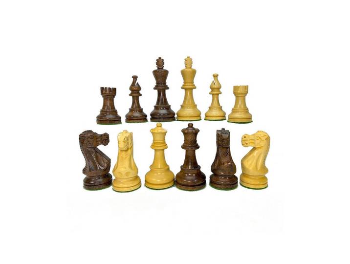 ROOGU Spiel ROOGU Classic Staunton Schachfiguren AKAZIENHOLZ Handgeschnitzt Indien