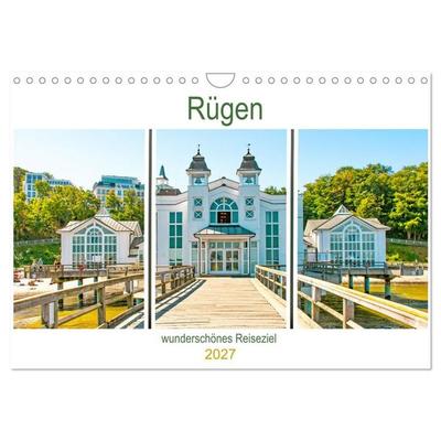Rügen - wunderschönes Reiseziel (Wandkalender 2027 DIN A4 quer), CALVENDO Monatskalender