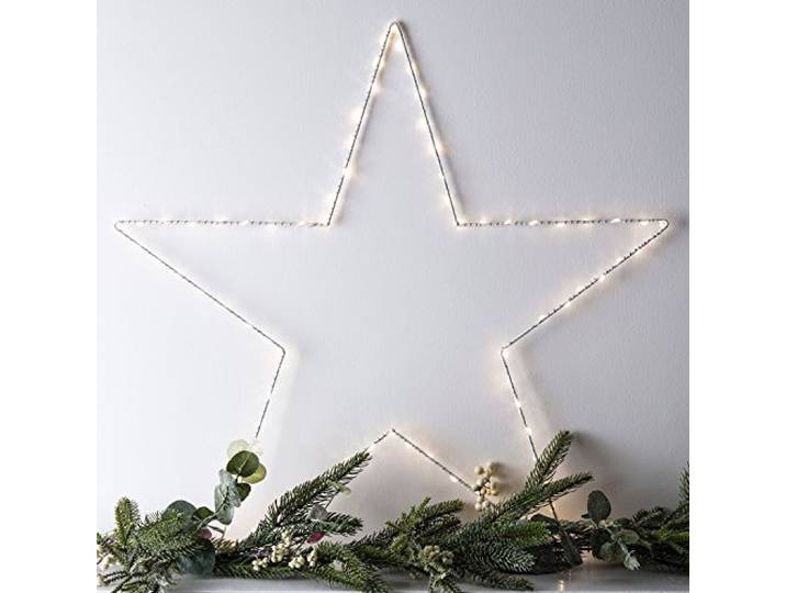 Lights4fun 3er Set LED Osby Sterne Timer Batteriebetrieb 59cm Leuchtsterne Kinderzimmer