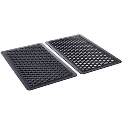 RATIONAL Kreuz- und Streifen-Grillrost, 1/1 GN (325 × 530 mm), mit TriLax Antihaftbeschichtung ermöglicht klassische Grillstreifen