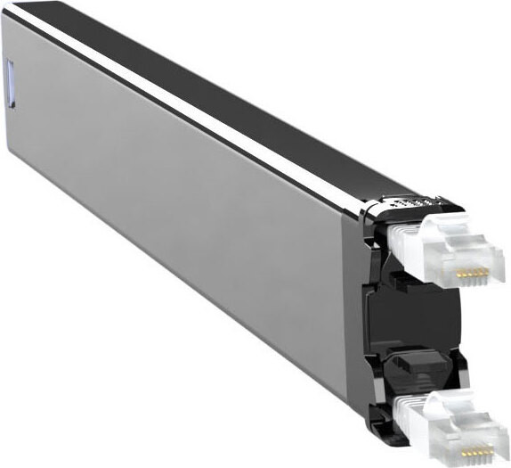 Patchbox Cat6a U/FTP STP Patchkabel RJ-45 naar RJ-45, 0,8 meter, wit