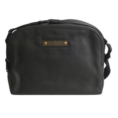 Umhängetasche MARGELISCH "Chantal 1", Damen, Gr. B/H/T: 20cm x 17cm x 7cm onesize, schwarz, Canvas, Taschen Umhängetasche, aus BSCI zertifizierter Produktion