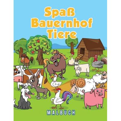 Spaß Bauernhof Tiere Malbuch, Taschenbuch von Young Scholar, Young Scholar Books, 978-1-63589-265-9