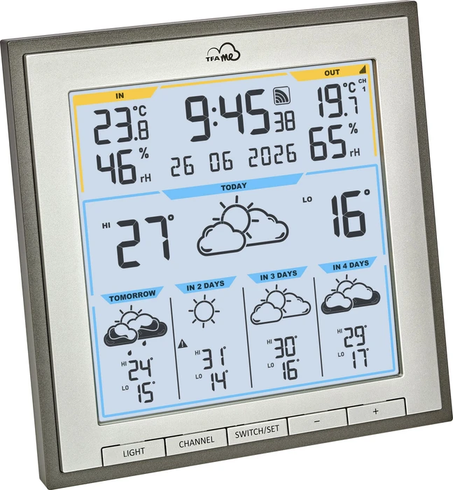 TFA 35.8105.10 drahtlos, WiFi, mit smarter Vorhersage TFA. me ID-08