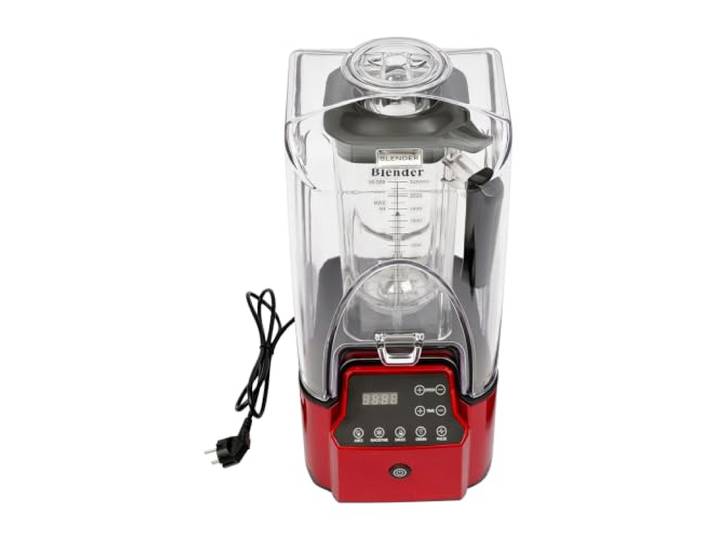 Standmixer, 2200W 2.2L Leistungsstarker Blender mit Schallschutzgehäuse 9 Einstellbare Geschwindigkeit, Fünf Betriebsmodi Mixer für Ice-Crush-Funktion Shakes, Gefrorene Getränke, Saucen