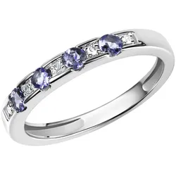 Diamonds by Ellen K. Ring Gold 333 mit Tansanit und Diamant 0,025ct.