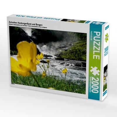 CALVENDO Puzzle Zwischen Hardangerfjord und Bergen | 2000 Teile Lege-Größe 90x67cm Foto-Puzzle für glückliche Stunden