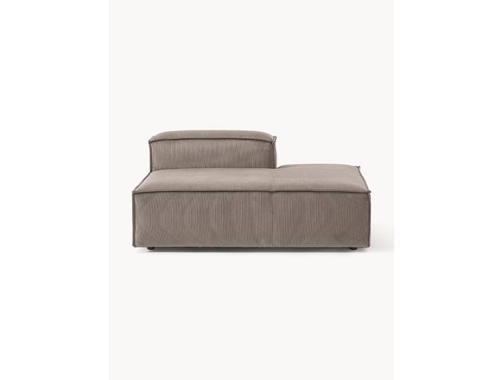 Méridienne modulable en velours côtelé Lennon