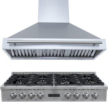 Proline Range Hoods "Proline 48"" All-Gas Range + Hood Bundle   Save 10%"