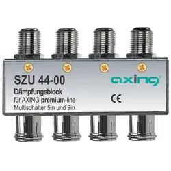 Axing SZU44-00 SAT-Dämpfungsblock, F-Buchse, F-Quickfix SZU04400 SZU 44-00