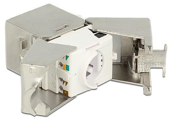 Delock Keystone-module CAT 6a STP RJ-45 modulaire aansluiting (24 stuks)