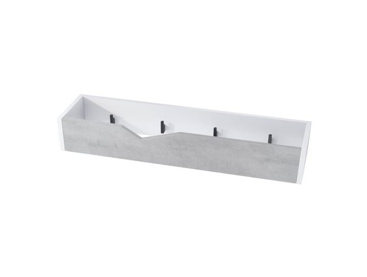 GARDEROBENPANEEL Kolmio Beton Oxid Optik