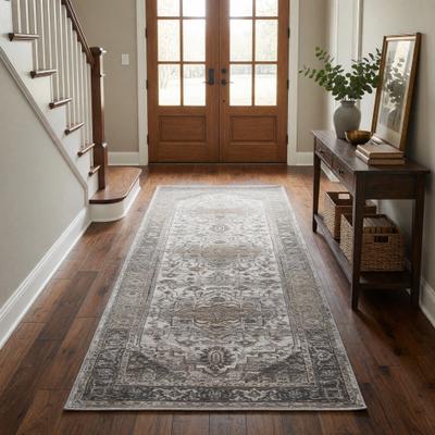 MDA Rugs Bowman Classic Oriental Gray/Beige Area Rug