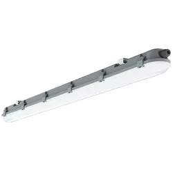 LED Feuchtraumleuchte 60 cm kaltweiß LED Werkstatt Deckenleuchte, Reihenschaltung Röhre IP65, 1x LED 18W 2160lm 6400K, Keller Garage