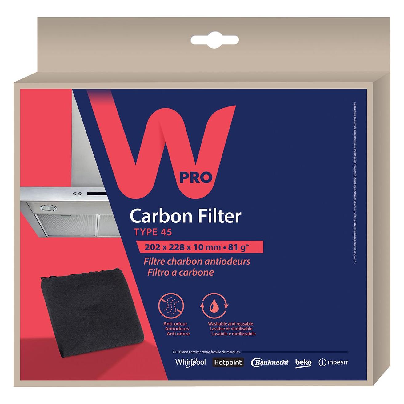Bauknecht WPRO Kulfilter til Emhaette (484000008785)