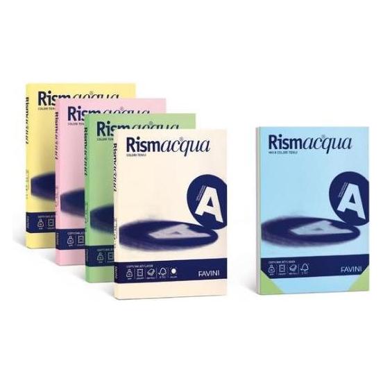 Favini Tintenstrahlpapier A4 (210x297 mm) 125 Blatt Blau (A4, 125 Blätter, 200 g/m²) (A67T104)
