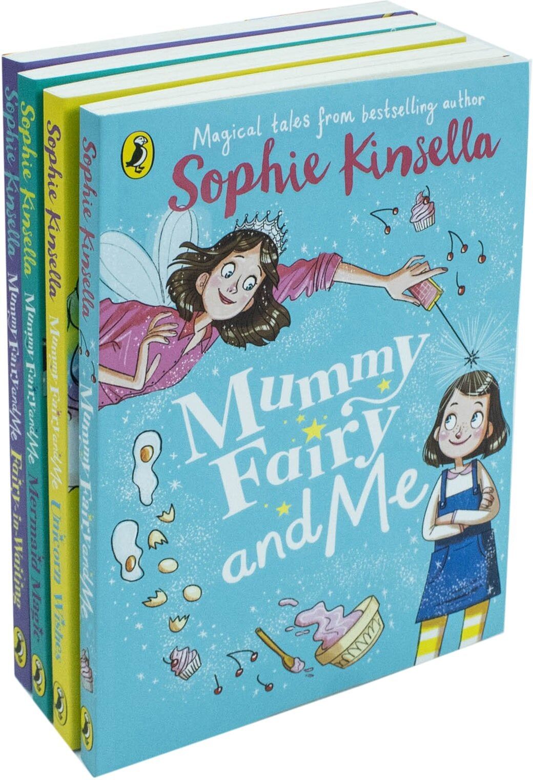 Puffin Mummy Fairy And Me Series 4 Books Collection Set By Sophie Kinsella (Mermaid Magic, Unicorn Wishes, Fairy-in-Waiting, Mummy Fairy and Me)