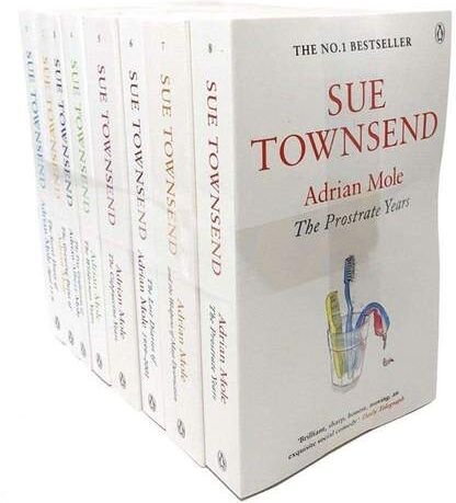 Penguin Sue Townsend Adrian Mole 8 Books Collection Set