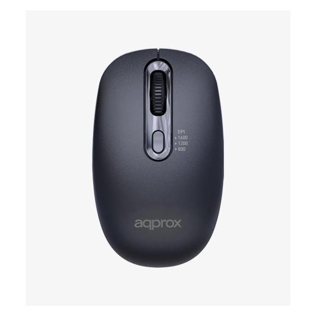 Approx Mouse! APPXM200 Schwarz 800/1200/1600 dpi Plug and play 1600 dpi 1200 DPI 800 dpi (Kabellos) (EGEAPPROXAPPXM200)