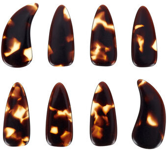 Thomann GuZheng Picks DCX 8pcs L Perloid dunkel