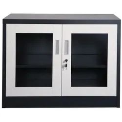 Jet-Line Aktenschrank UFA dunkelgrau weiss