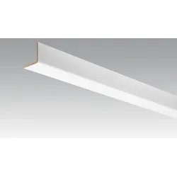 MEISTER Winkelleiste groß 2380 x 33 x 3,5 mm 00387 Classic-Weiß