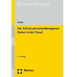 Der Schutz personenbezogener Daten in der Cloud, Fachbücher von Florian Jotzo