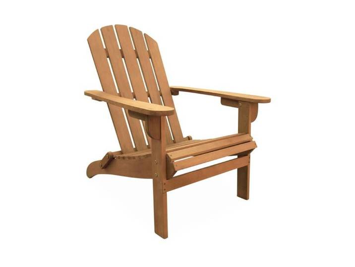 sweeek - Fauteuil de jardin bois d'eucalyptus ADIRONDACK SALAMANCA