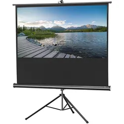 Celexon Eco Stativ, Leinwand, 16:9 (83.07", 16:9), Leinwand, Schwarz