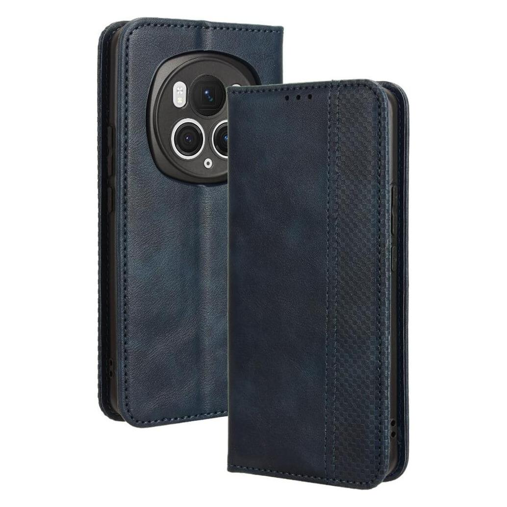 Cover-Discount Honor Magic6 Pro - Vintage Flip Case Hülle blau (Honor Magic6 Pro) (660180346B)
